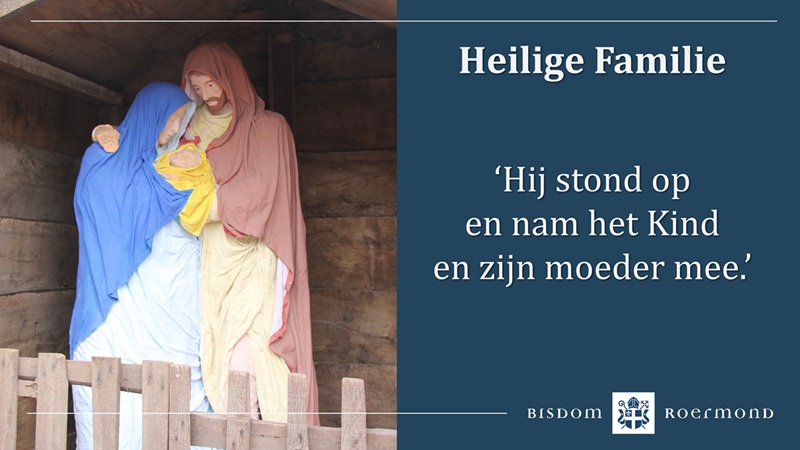Zondag 28 december 2025 – Feest van de Heilige Familie Jezus, Maria, Jozef